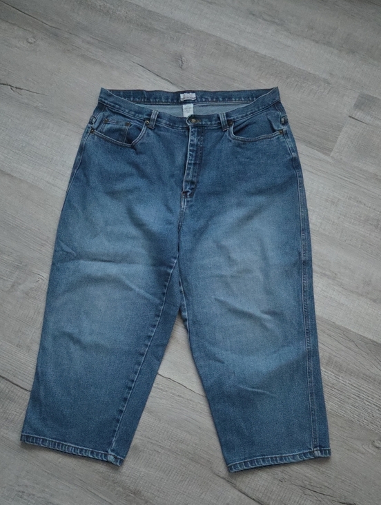 Jessie Sport Pants - Jessie Sport Classic Cropped Denim Pants in Medium Blue 18W